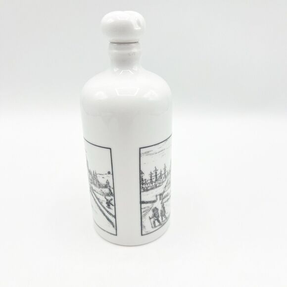 Vintage Bottle Flask Stade Germany Decanter Altenkunstadt EMPTY 6.25"  *READ - Picture 5 of 11